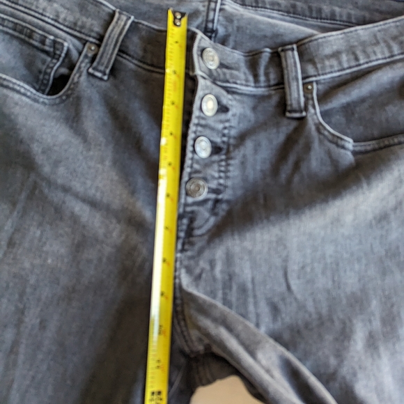 Women's gap 34 grey wash denim cropped ankle skinny jeans - Picture 5 of 9